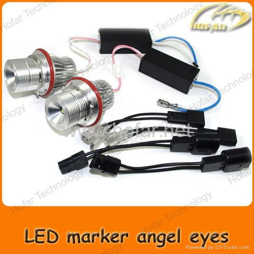10W white cree led halo ring for BMW 