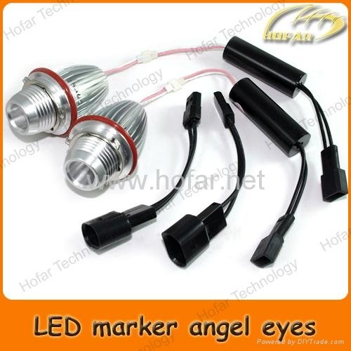 10W White CREE LED Halo Ring for BMW 