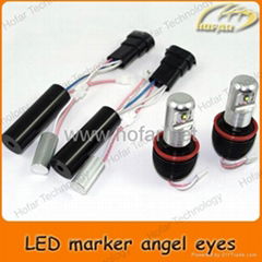 10W CREE 2-SMD LED Marker Angel Eyes for BMW 