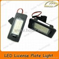 LED Number License Plate Light Lamp for Audi A4 4D/5D(B8) A5 Q5 S5 TT   1