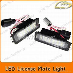 LED Number License Plate Light for VW Golf Eos Lupo Beetle Passat CC Phaeton Pol