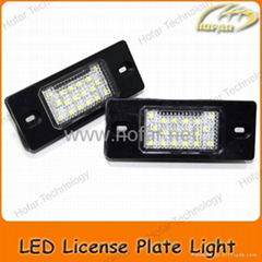 LED Rear License Plate Light for VW Golf5 Passat Tigun Touareg & Porsche Cayenne