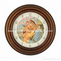 Virgin Mary and Angle Religious Clock AN0028A