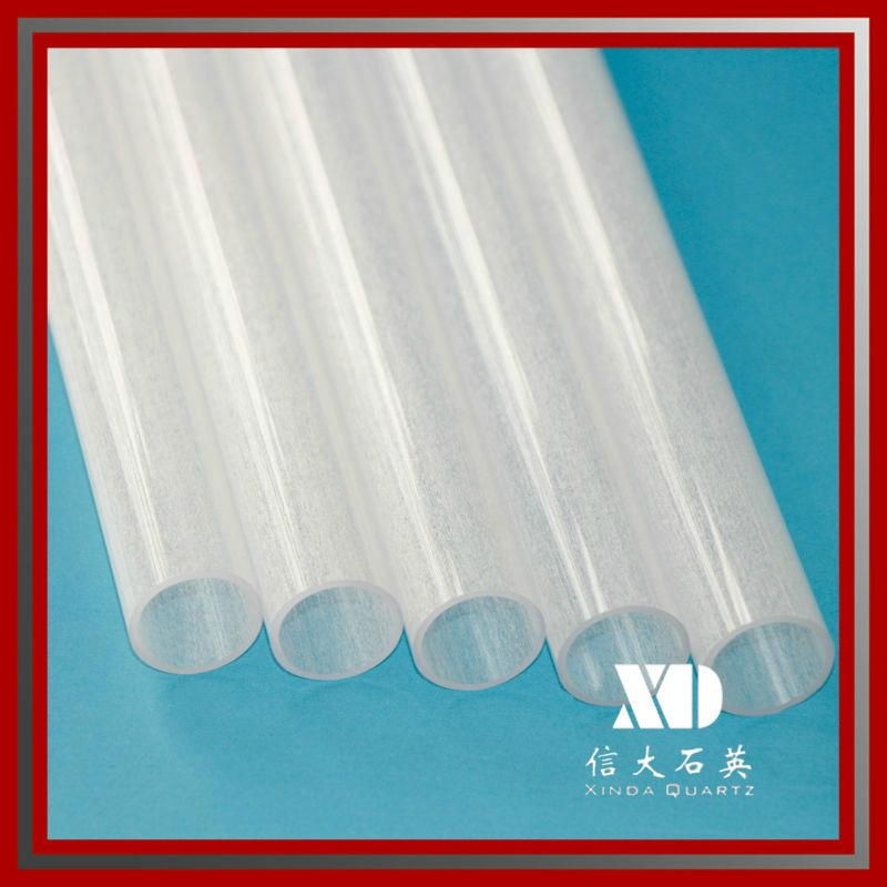 infrared milky glass quartz tube     2