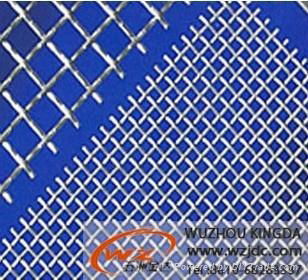 Plain weave woven crimped wire netting