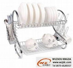 stainless steel Kitchen plate rack