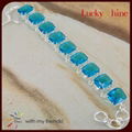 China wholesale fashion jewelry topaz bracelets for women 5