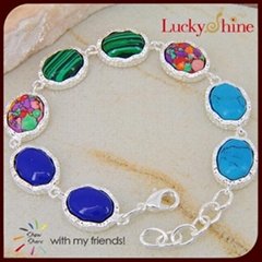 colorful turquoise novel design bracelets hot sale 