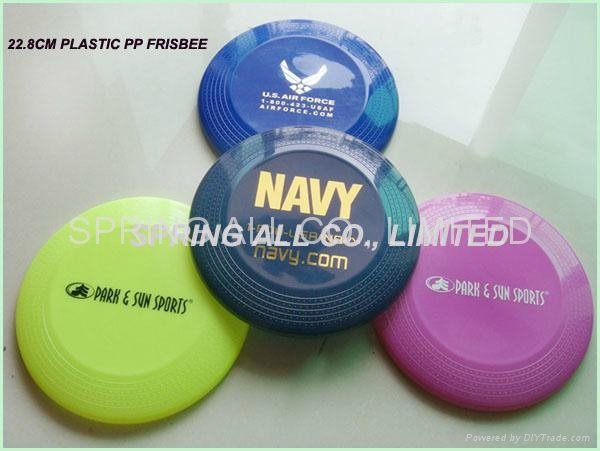 round shape plastic frisbee  2