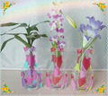 PVC foldable vase, beautiful pvc vase 1