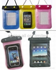 pvc waterproof bag, mobilephone bag