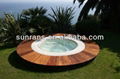 2.2M Acrylic Balboa System Outside/ Inside Hot Tub Round Spa 3