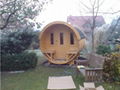 Fashion Barrel Solid Wood Sauna Room  2