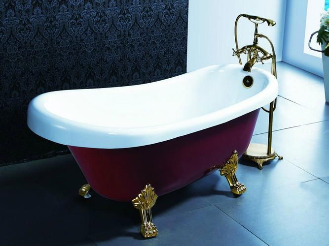 1810*820*720MM Europe Leisure Copper Mini Bathtub 2