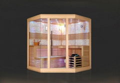 New 2013 Classic 1850x1850x2100MM Solid Wood Sauna Room