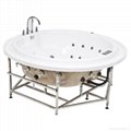 Double Lounge Acrylic Hot Tubs Outdoor Spa 3