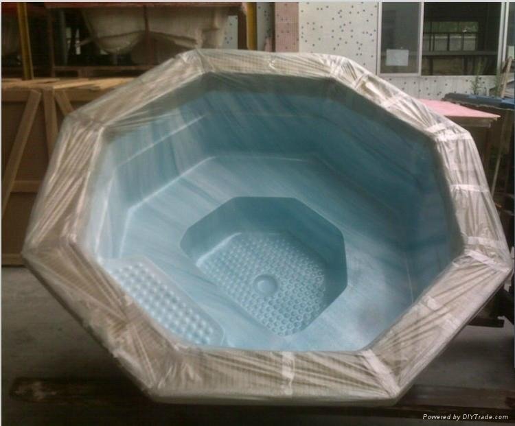 Special Shape 6Persons Acrylic Hot Tubs Whirl Pool Spa Bath With Overflow Water  3