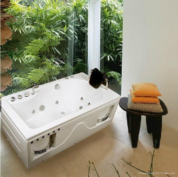 1500*800*580mm Luxury Acrylic Massage Mini Bathtub SR5D012
