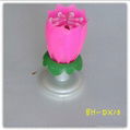 Magic flower birthday music cake decoration Candle 1