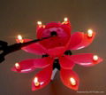 Amazing open romantic rotating flower music Candle 3