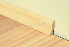 MDF skirting board for laminate floor