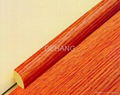 Laminate quarter round HDF molding