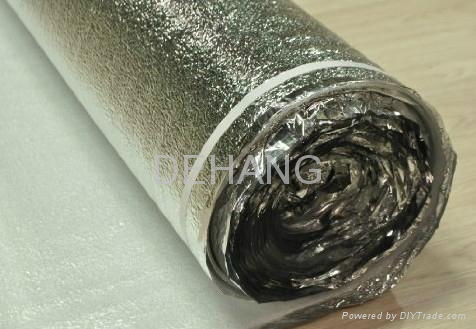 Aluminum film laminate flooring underlayment