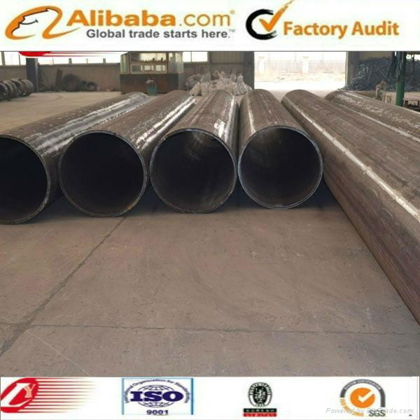 LSAW round steel pipe for construction material