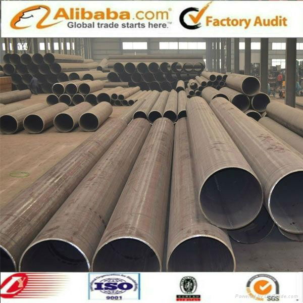 LSAW round steel pipe for construction material 2