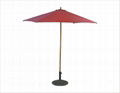 Single column umbrella straight rod