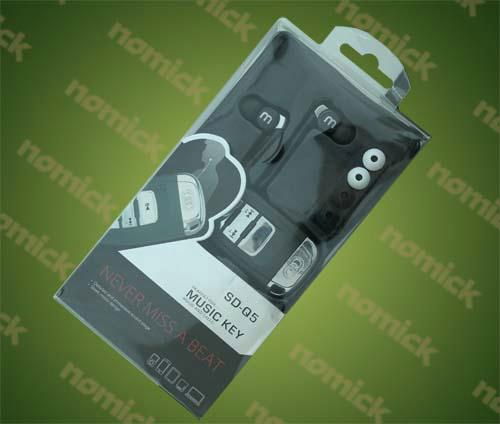 New SD-Q SD/TF card earphone for mobile phone 3