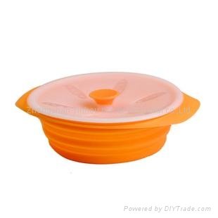 No-Stick Collapsible Silicone Steamer Bowl
