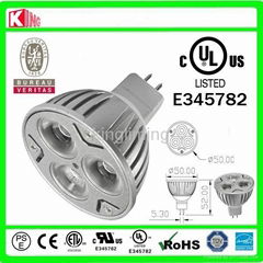 High power 5w led spotlight CE ROHS UL ETL PSE listed