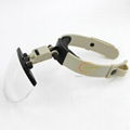 plastic head magnifier with 1 led light