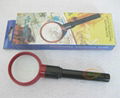 50mm plastic illuminited magnifier with