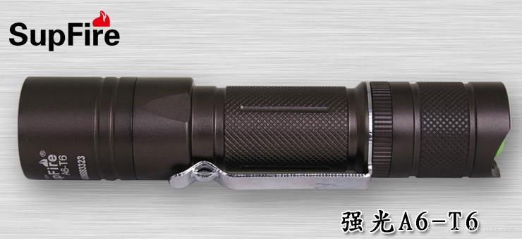 CREE T6 700lumens 5 Modes LED Flashlight with Belt Clip