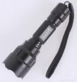 Rechargeable Metal Cree Q5 5 MODES Flashlight 1