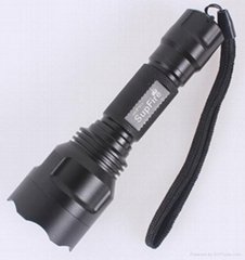 Rechargeable Metal Cree Q5 5 MODES Flashlight