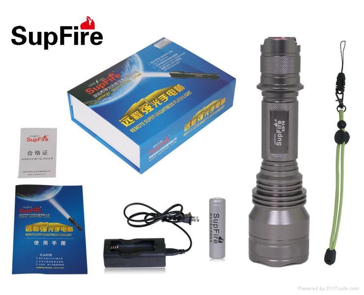 900lumens 5 modes Cree T6 Outdoor Flashlight 4