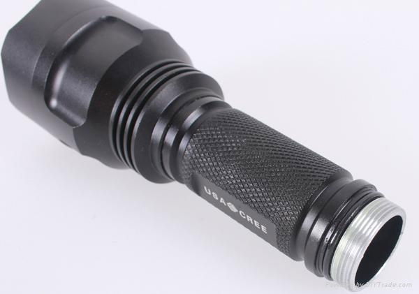 Aluminum High Power Military Flashlight 4