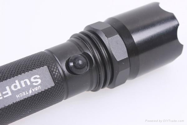 18650 lithium Battery LED flashlight 3