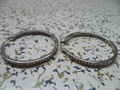 Stainless steel earring hoop