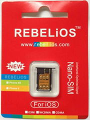 New NANO Rebelios sim unlock for ios 6.1.2 iPhone 5