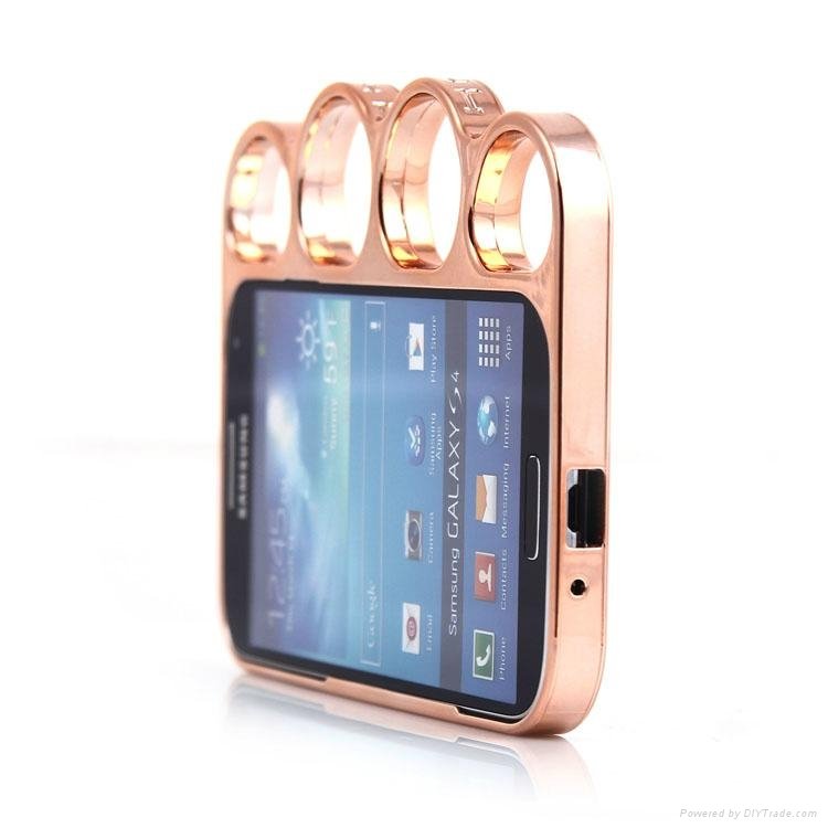 2013 New Knuckle Phone Bumper case for Samsung Galaxy S4 i9500 5