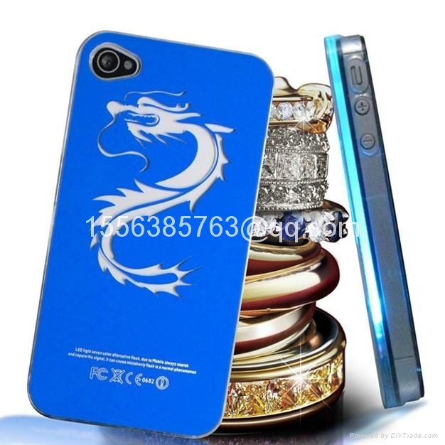 Calling Shine Dragon Print Protective Case for iPhone 4/4s 2
