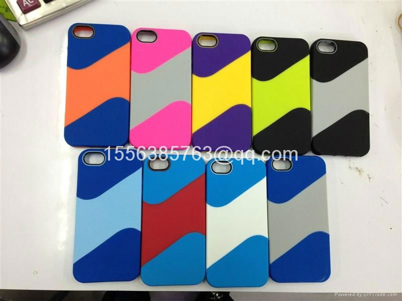 3 color Gradual Change Soft TPU back cover Case for iPhone 5
