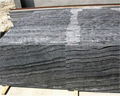 Antique black wood grain marble big slab 2