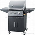 Outdoor gas bbq grill