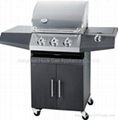 Spray paint gas bbq grill