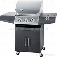 Spray paint gas bbq grill